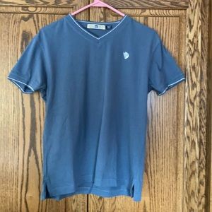 Midwest Airlines ladies v-neck t-shirt.